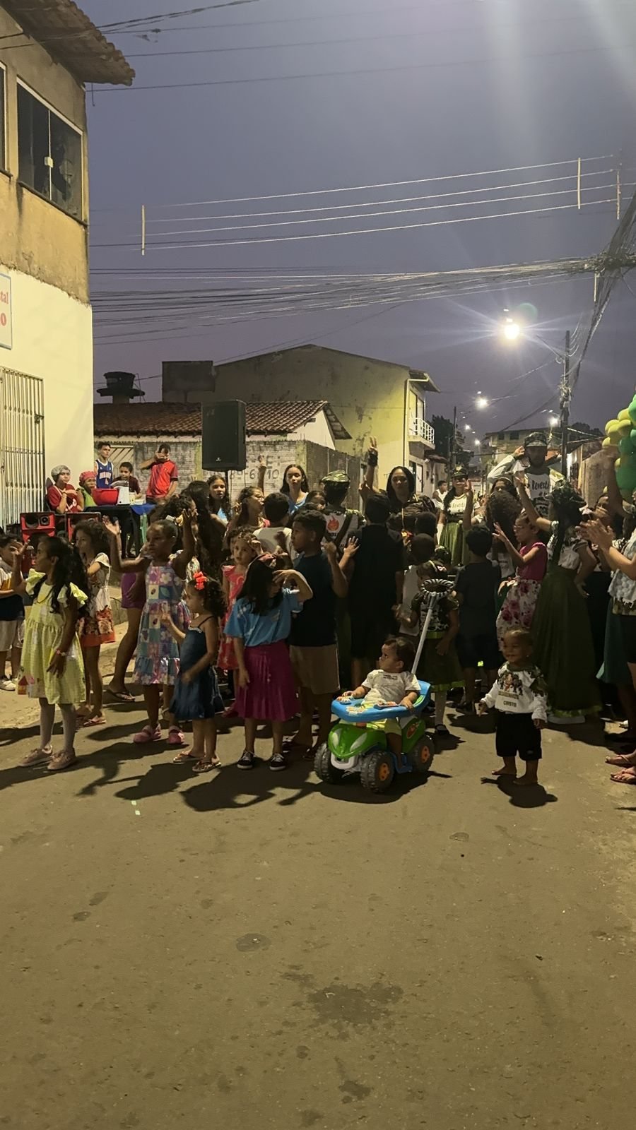 Ação do Instituto Hebrom com a comunidade