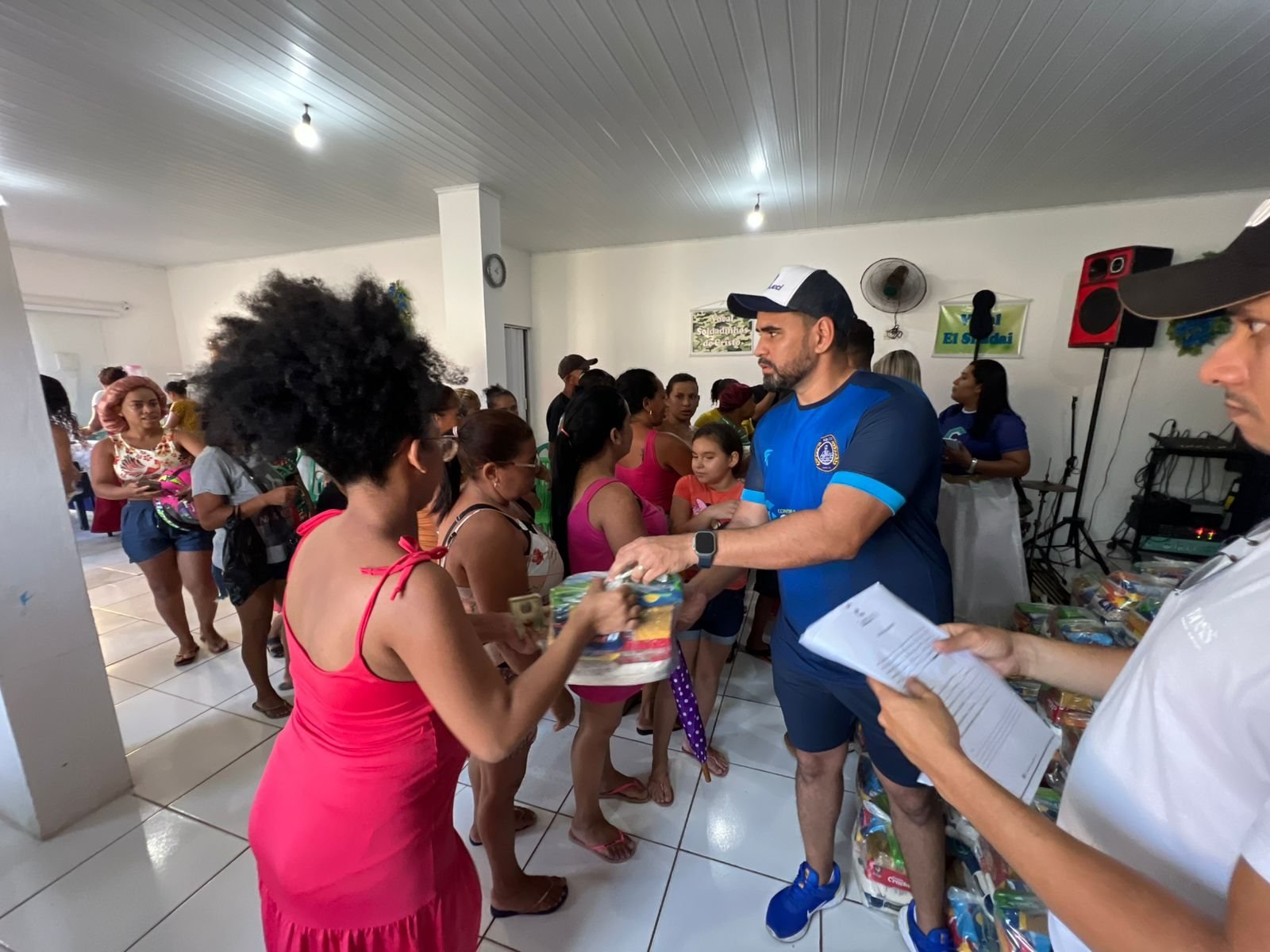Ação do Instituto Hebrom com a comunidade